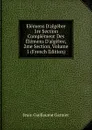 Elemens D'algebre 1re Section Complement Des Elemens D'algebre, 2me Section, Volume 1 (French Edition) - Jean-Guillaume Garnier