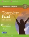 Complete First for Schools: Student's Book without Answers (+ CD-ROM) - Guy Brook-Hart