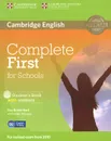 Complete First for Schools Student's Book with Answers (+ CD-ROM) - Guy Brook-Hart, Helen Tiliouine