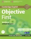 Objective First: Workbook without Answers (+ CD) - Annette Capel, Wendy Sharp