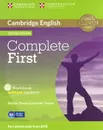 Complete First: Workbook without Answers (+ CD-ROM) - Barbara Thomas, Amanda Thomas