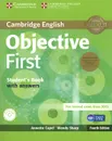 Objective First: Student's Book with Answers (+ 3 CD-ROM) - Annette Capel, Wendy Sharp