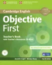 Objective First: Teacher's Book (CD-ROM) - Кейпл Аннет, Шарп Венди