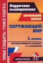 Окружающий мир. 1 класс. Система уроков по учебнику А. А. Плешакова - Н. Н. Черноиванова