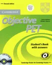 Objective PET: Student's Book with Answers  (+ CD-ROM и 3 CD) - Louise Hashemi, Barbara Thomas