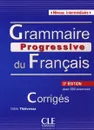 Grammaire Progressive du Francais: Corriges - Odile Thievenaz