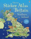 Usborne Sticker Atlas of Britain and Northern Ireland (+ 199 стикеров) - Stephanie Turnbull