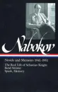 Nabokov: Novels and Memoirs - Vladimir Nabokov