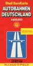 Autobahnen Deutschland: Shell EuroKarte - 