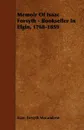 Memoir of Isaac Forsyth - Bookseller in Elgin, 1768-1859 - Isaac Forsyth Macandrew