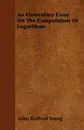 An Elementary Essay On The Computation Of Logarithms - John Radford Young