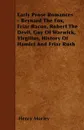 Early Prose Romances - Reynard The Fox, Friar Bacon, Robert The Devil, Guy Of Warwick, Virgilius, History Of Hamlet And Friar Rush - Henry Morley