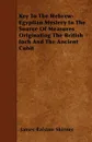 Key To The Hebrew-Egyptian Mystery In The Source Of Measures Originating The British Inch And The Ancient Cubit - James Ralston Skinner