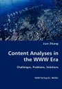 Content Analyses in the WWW Era - Jian Zhang