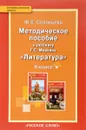 Литература. 6 класс. Методическое пособие. К учебнику Г. С. Меркина - Ф. Е. Соловьева