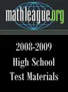 High School Test Materials 2008-2009 - Tim Sanders