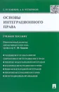 Основы интеграционного права. Учебное пособие - С. Ю. Кашкин, А. О. Четвериков