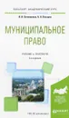 Муниципальное право. Учебник и практикум - И. И. Овчинников, А. Н. Писарев