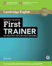 First Trainer: Six Practice Tests without Answers with Audio - Peter May