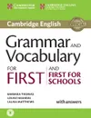 Grammar and Vocabulary for First and First for Schools Book with Answers - Barbara Thomas, Louise Hashemi, Laura Matthews