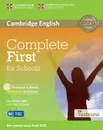 Complete First for Schools Student's Book without Answers with CD-ROM with Testbank - Guy Brook-Hart, With Helen Tiliouine