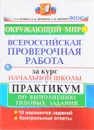 Окружающий мир. Всероссийская проверочная работа за курс начальной школы. Практикум - Е. В. Волкова, А. В. Данилова, Г. И. Цитович