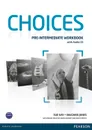 Choices Pre-Intermediate Workbook & Audio CD Pack - Sue Kay, Vaughan Jones