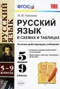 Русский язык в схемах и таблицах. 5-9 классы - М. Ю Никулина