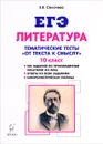 Литература. 10 класс. Тематические тесты. От текста к смыслу. Учебное пособие - Е. В. Секачева