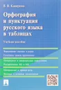 Орфография и пунктуация русского языка в таблицах - В. В. Каверина