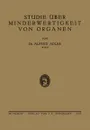 Studie uber Minderwertigkeit von Organen - Alfred Adler