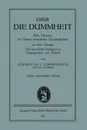 Uber Die Dummheit - Leopold Loewenfeld