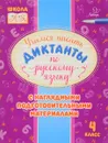 Русский язык. 4 класс. Учимся писать диктанты с наглядными подготовительными материалами - Ирина Стронская