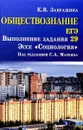 Обществознание. ЕГЭ. Выполнение задания 29. Эссе 