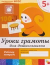 Уроки грамоты для дошкольников. Старшая группа. Рабочая тетрадь - Дарья Денисова, Юрий Дорожин