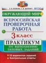 Окружающий мир. 3 класс. Всероссийская проверочная работа. Практикум по выполнению заданий. ФГОС - Е. В. Волкова, Г. И. Цитович