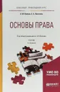 Основы права. Учебник для прикладного бакалавриата - А. М. Волков,Е. А. Лютягина