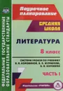 Литература. 8 класс. Система уроков по учебнику В. Я. Коровиной, В. П. Журавлева, В. И. Коровина. Часть 1 - Серафима Шадрина