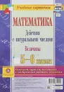 Математика. Действия с натуральными числами. Величины. 5-6 классы. Комплект из 4 карт для подготовки к контрольным работам, экзаменам - Ю. А. Киселёва