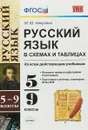 Русский язык в схемах и таблицах. 5-9 классы - М. Ю. Никулина