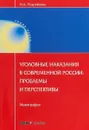 Уголовные наказания в современной России: проблемы и перспективы. Мнография - И. А. Подройкина