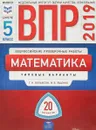 ВПР 2019. Математика. 5 класс. Типовые варианты. 20 вариантов - Г. И. Вольфсон, И. В. Ященко