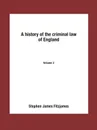 A history of the criminal law of England. Volume 2 - Stephen James Fitzjames