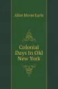 Colonial Days In Old New York - Earle Alice Morse