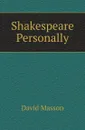 Shakespeare Personally - Masson David