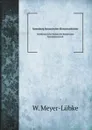 Sammlung Romanischer Elementarbucher - W. Meyer-Lübke