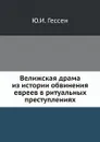 Велижская драма из истории обвинения евреев в ритуальных преступлениях - Ю.И. Гессен