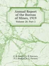 Annual Report of the Bureau of Mines, 1919. Volume 28. Part 2 - C. W. Knight, A. G. Burrows, P. E. Hopkins, A. L. Parsons