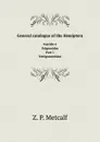General catalogue of the Hemiptera. Fascicle 4 Fulgoroidea Part 1 Tettigometridae - Z.P. Metcalf, G. Horváth, H.M. Parshley