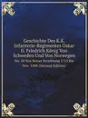 Geschichte Des K.K. Infanterie-Regimentes Oskar Ii. Friedrich Konig Von Schweden Und Von Norwegen. No. 10 Von Seiner Errichtung I Theil 1715-1815 - W. F.Skene